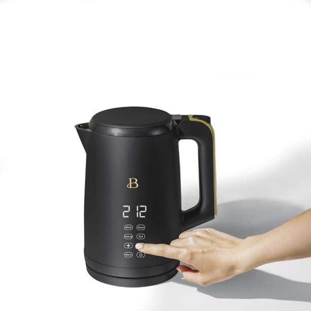 1.7L One-Touch Electric Kettle, Black Sesame by Drew Barrymore