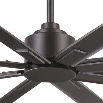 MINKA-AIRE Xtreme H2O - 65-inch Ceiling Fan F896-65-SI, Smoked Iron, Reversible with Remote Control