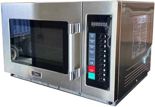 Commercial Microwave Oven NSF Certified Countertop 110V, 1000W, Capacity 1.3 Cuft Heavy duty for restaurant, 1034N1A