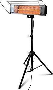 Heat Storm Tradesman 1500 Watt Infrared Heater Tripod Combo, Remote