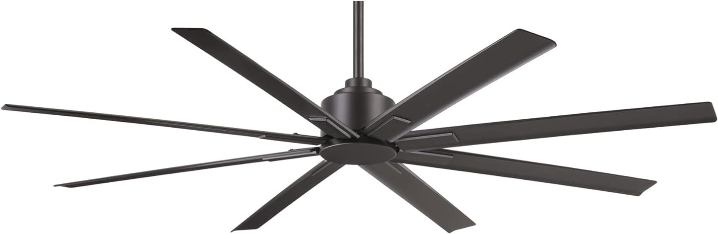 MINKA-AIRE Xtreme H2O - 65-inch Ceiling Fan F896-65-SI, Smoked Iron, Reversible with Remote Control