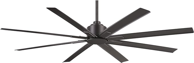 MINKA-AIRE Xtreme H2O - 65-inch Ceiling Fan F896-65-SI, Smoked Iron, Reversible with Remote Control