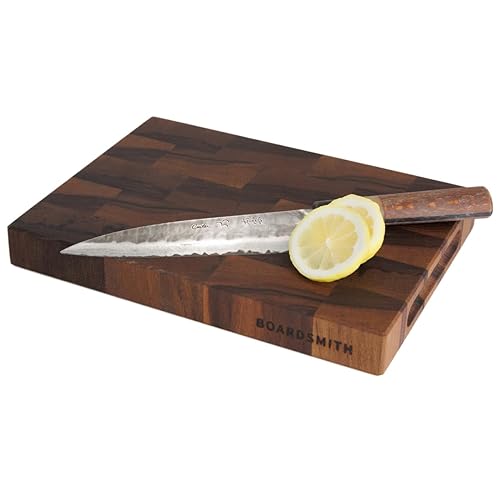 Walnut Sidekick End Grain Cutting Board - Walnut Wood Cutting Board for Kitchen - Kitchen Cutting Board - Wooden Cutting Board