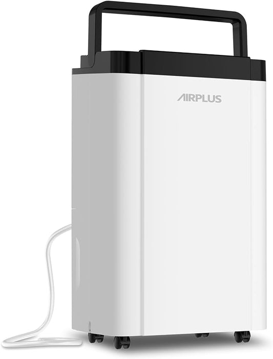 AIRPLUS 4,500 Sq. Ft. 50-70 Pints Dehumidifier for Home and Basement with Drain Hose, 0.8 gal Water Tank Capacity, Auto Shut off for Room, Bedroom, Bathroom