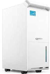 4,500 Sq.Ft Energy Star Dehumidifier for Basement with Drain Hose, 52 Pint DryTank Series Dehumidifiers for Home Large Room, Intelligent Humidity Control