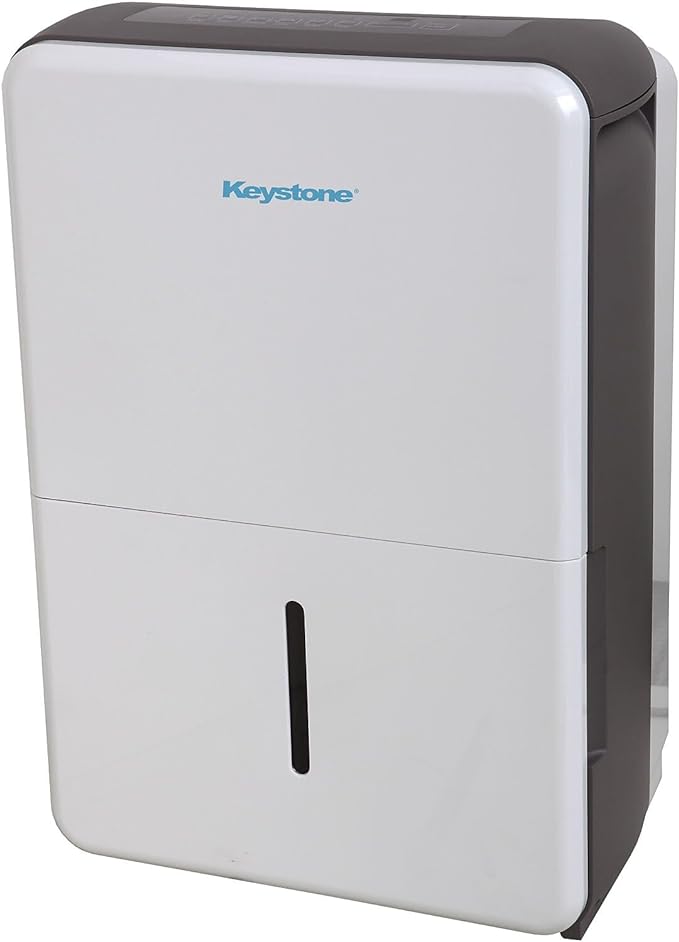 Keystone Energy Star 22-Pint Portable Dehumidifier for Basement, Garage, Living Room, and Large Rooms up to 1,500 Sq.Ft., Quiet Dehumidifier for Home and Moisture Absorber with Auto-Shutoff and Timer