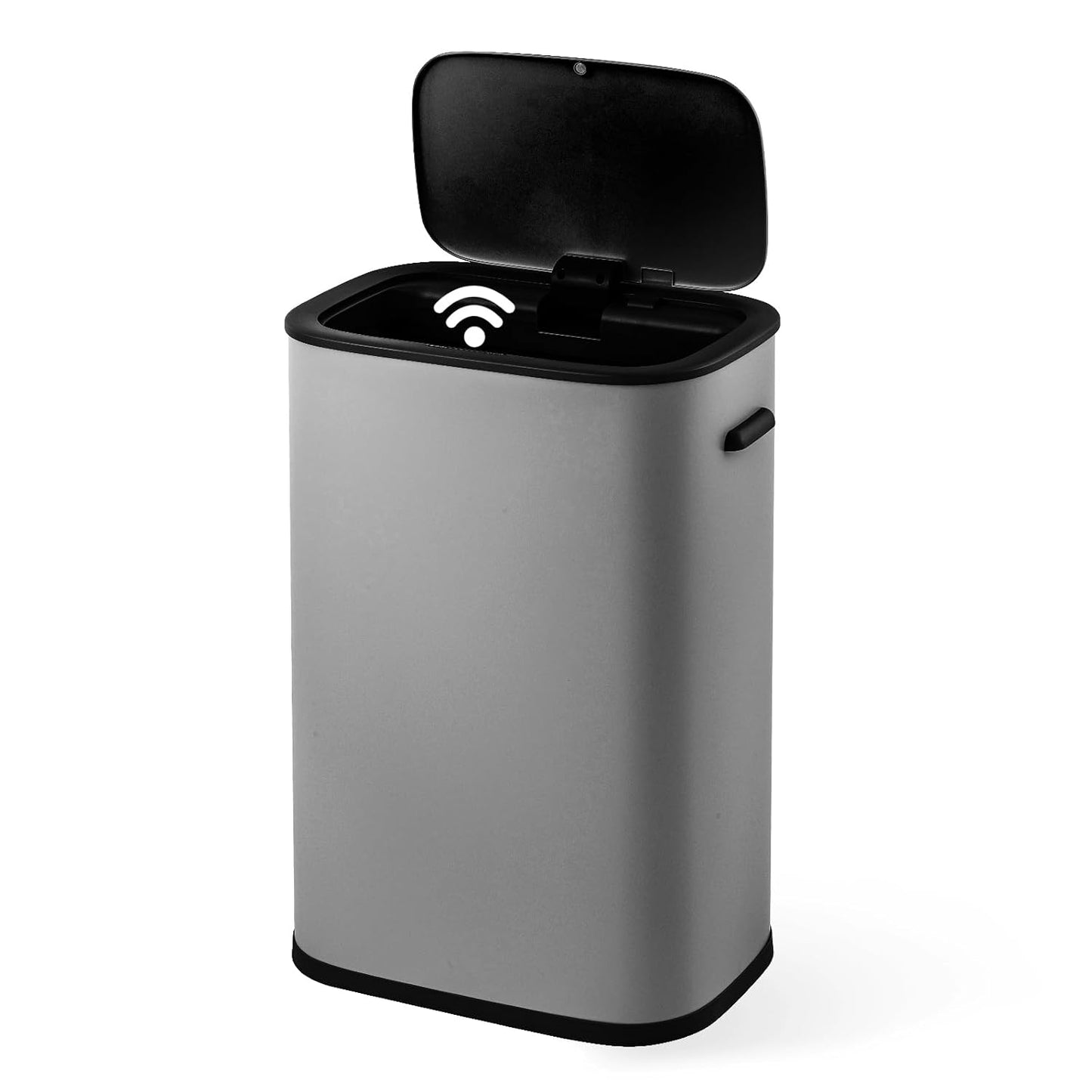 Automatic Trash Can, 14.5 Gallon/55 Liter Motion Sensor Trash Can, touchless Trash can, Stainless Steel Kitchen Trash Can with Lid, for Home, Office, Gray