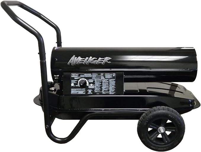 Avenger Portable Kerosene Multi-Fuel Forced Air Heater - 175,000 BTU - Model# FBD175T-R (Renewed)