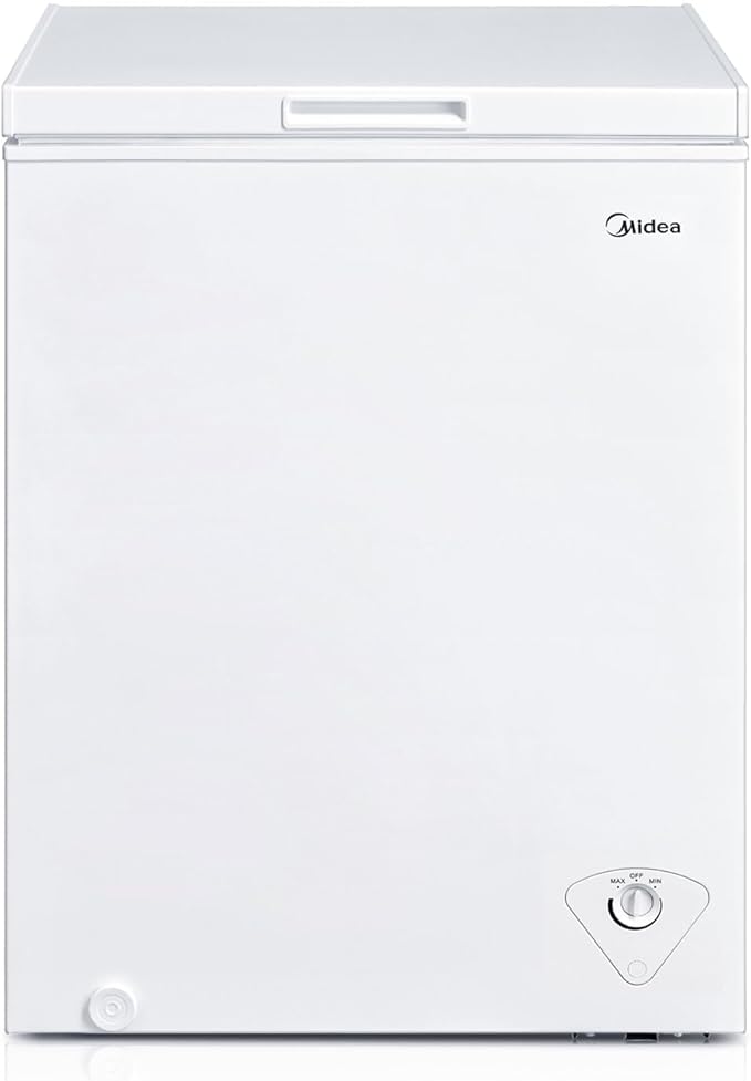 Midea MRC050S0AWW Chest Freezer, 5.0 Cubic Feet, White