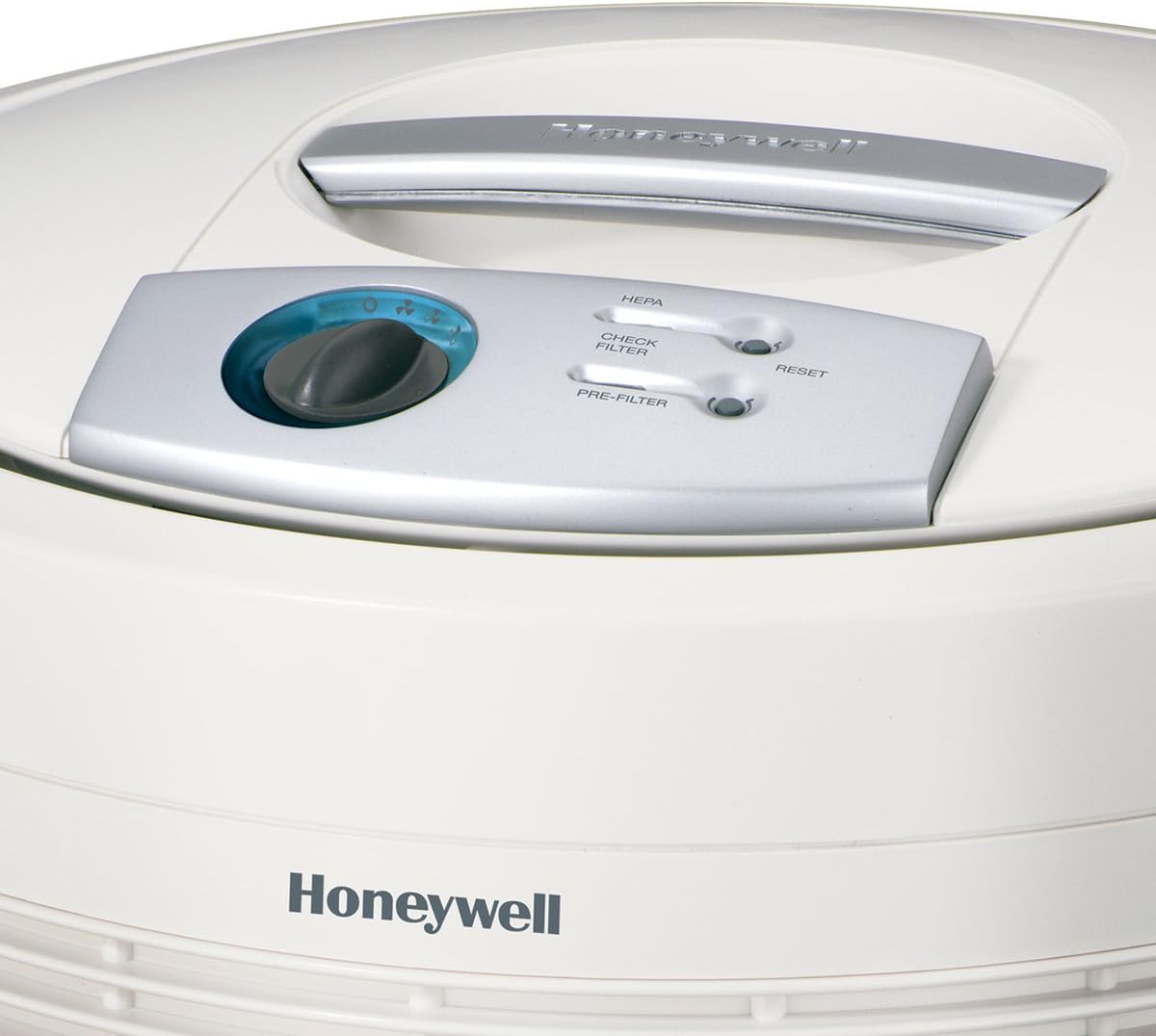 Honeywell True HEPA Air Purifier, Airborne Allergen Reducer for Large Rooms (390 sq ft), White - Wildfire/Smoke, Pollen, Pet Dander, and Dust Air Purifier, 50250-S