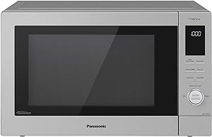 Panasonic HomeChef 4-in-1 Microwave Oven with Air Fryer, Convection Bake, FlashXpress Broiler, Inverter Microwave Technology, 1000W, 1.2 cu ft with Easy Clean Interior - NN-CD87KS (Stainless Steel)