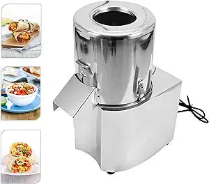 Electric Food Processor, Commercial Vegetable Chopper Meat Grinder Machine Fully Stainless Steel Body & Blades Perfect for Restaurant Home Kitchen Use 110V/550W 120Kg/H