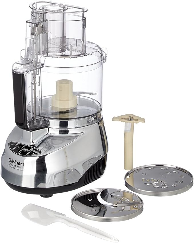 Cuisinart DLC-2011CHBY Prep 11 Plus 11-Cup Food Processor, Brushed Stainless