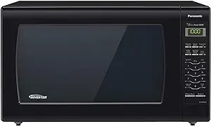 Panasonic Microwave Oven NN-SN936B Black Countertop with Inverter Technology and Genius Sensor, 2.2 Cubic Foot, 1250W