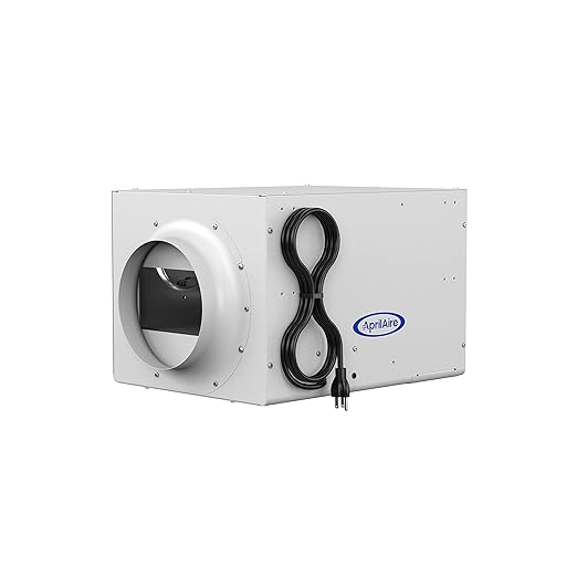 AprilAire 300 Self-Contained Fan Powered Whole-House Humidifier, for Homes with Ducted Forced Air Furnace Systems, Boilers, Mini-Splits, Radiant Heat, and Other Ductless Systems up to 3,900 Sq. Ft.