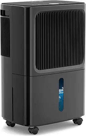 2,500 Sq.Ft Dehumidifier for Basement with Drain Hose, 34 Pint Dehumidifiers for Home, Bathroom, 3 Operation Modes, Intelligent Humidity Control, Child Lock, 24H Timer (Black)