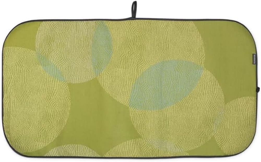 Brabantia 6 Layer Roll-Out Foldable Ironing Blanket (Calm Green) 26 x 47 Instant Ironing Board Surface with Protective Base, Ideal for Travel, RVs, Condos