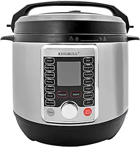 12-in-1 Electric Pressure Cooker, Slow Cooker, Rice Cooker, Steamer, Sauté, Yogurt Maker & Warmer, One-Touch Programs,Support DIY,Stainless Steel/Black. (8 Quart)