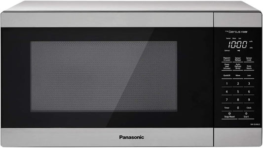 Panasonic NN-SU66LS 1100W with Genius Sensor Cook and Auto Defrost Countertop Microwave Oven, 1.3 cu ft, Stainless Steel