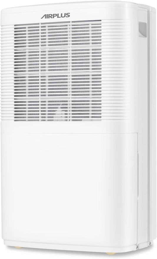 Dehumidifier for Home and Basement, AIRPLUS 3,000 Sq.Ft 35-Pint Dehumidifier with Auto Shut Off, 0.74 Gallon Water Tank Capacity, Ideal for Bathroom Bedroom Living Room Office with Drain Hose