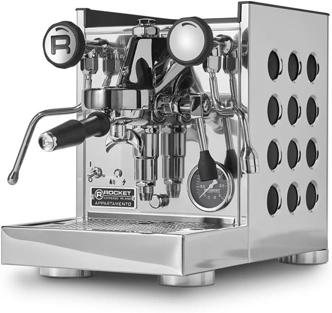 Rocket Espresso Appartamento TCA Espresso Machine (Stainless/Black)