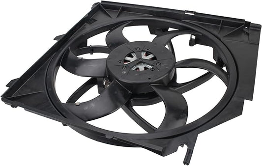 AUTOKAY Radiator Cooling Fan, 17113452509 Radiator and Condenser Fan for BMW X3 E83 2.5L 3.0L 400W 2004-2011