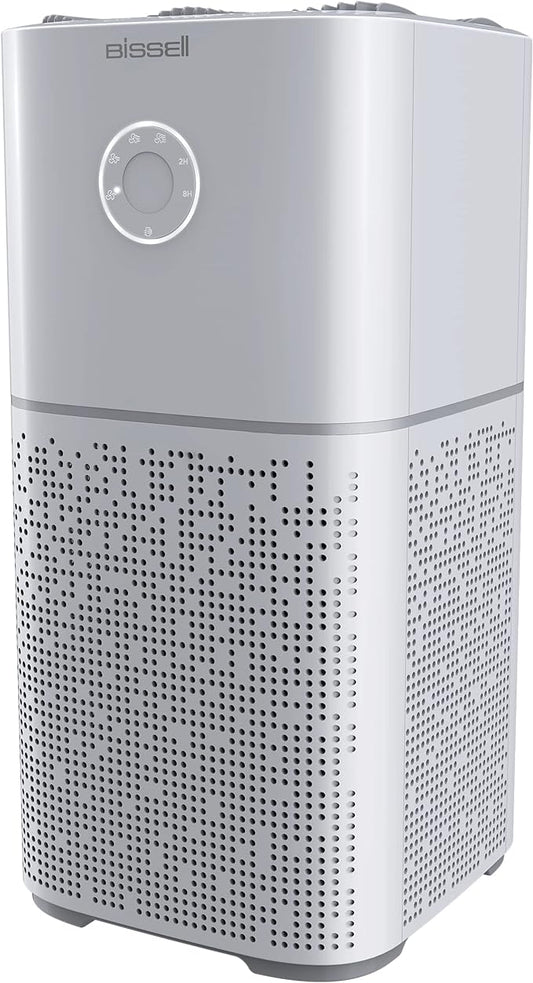 BISSELL Air180 Air Purifier For Home, Bedroom, HEPA Filter, Filters Smoke, Allergies, Pet Dander, Odor, Dust, Gray, 34964