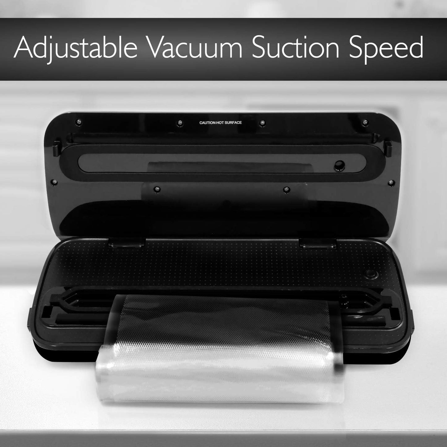 nutrichef AZPKVS20STS Vacuum Sealer, 5.9 x 14.2 x 3 inches