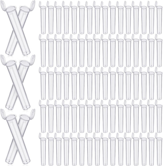 Clear 116 mm Plastic Tube Container with Lids Bulk Waterproof Sealing Container with Lids(1000 Pcs)