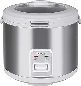 10-Cup Automatic Rice Cooker & Warmer with Glass Lid