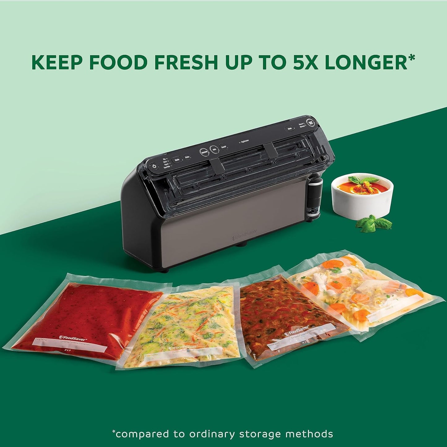 FoodSaver Elite All-in-One Liquid+™ Vacuum Sealer with Bags