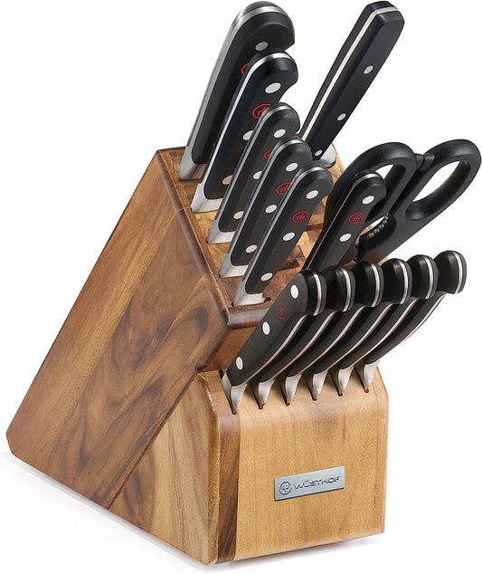 WÜSTHOF Classic 15-Piece Knife Block Set