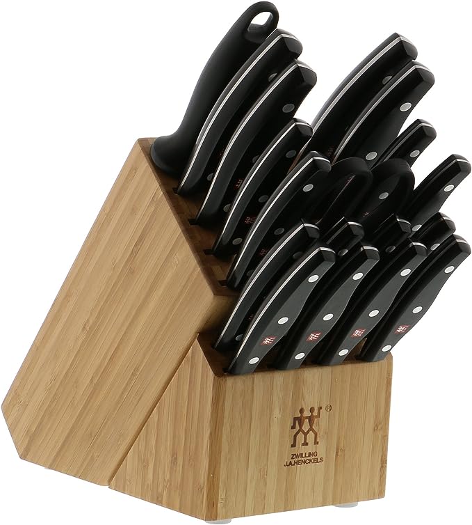 ZWILLING Twin Signature Knife Block Set, 19-pc, Light Brown