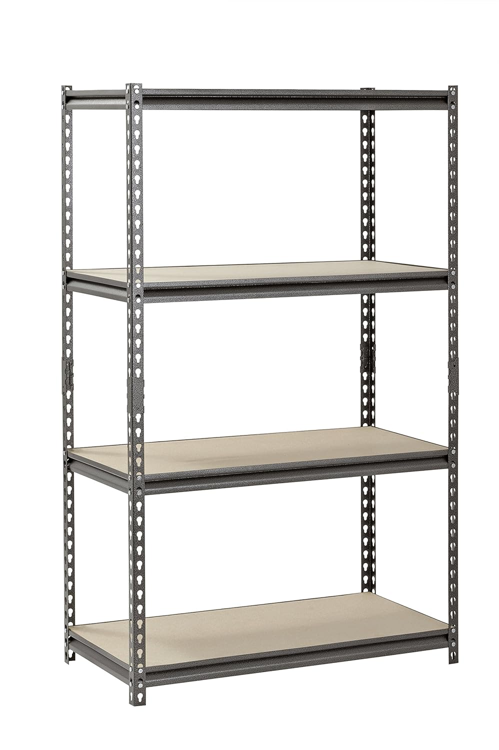 Muscle Rack UR361860PB4P-SV Silver Vein Steel Storage Rack, 4 Adjustable Shelves, 3200 lb. Capacity, 60" Height x 36" Width x 18" Depth