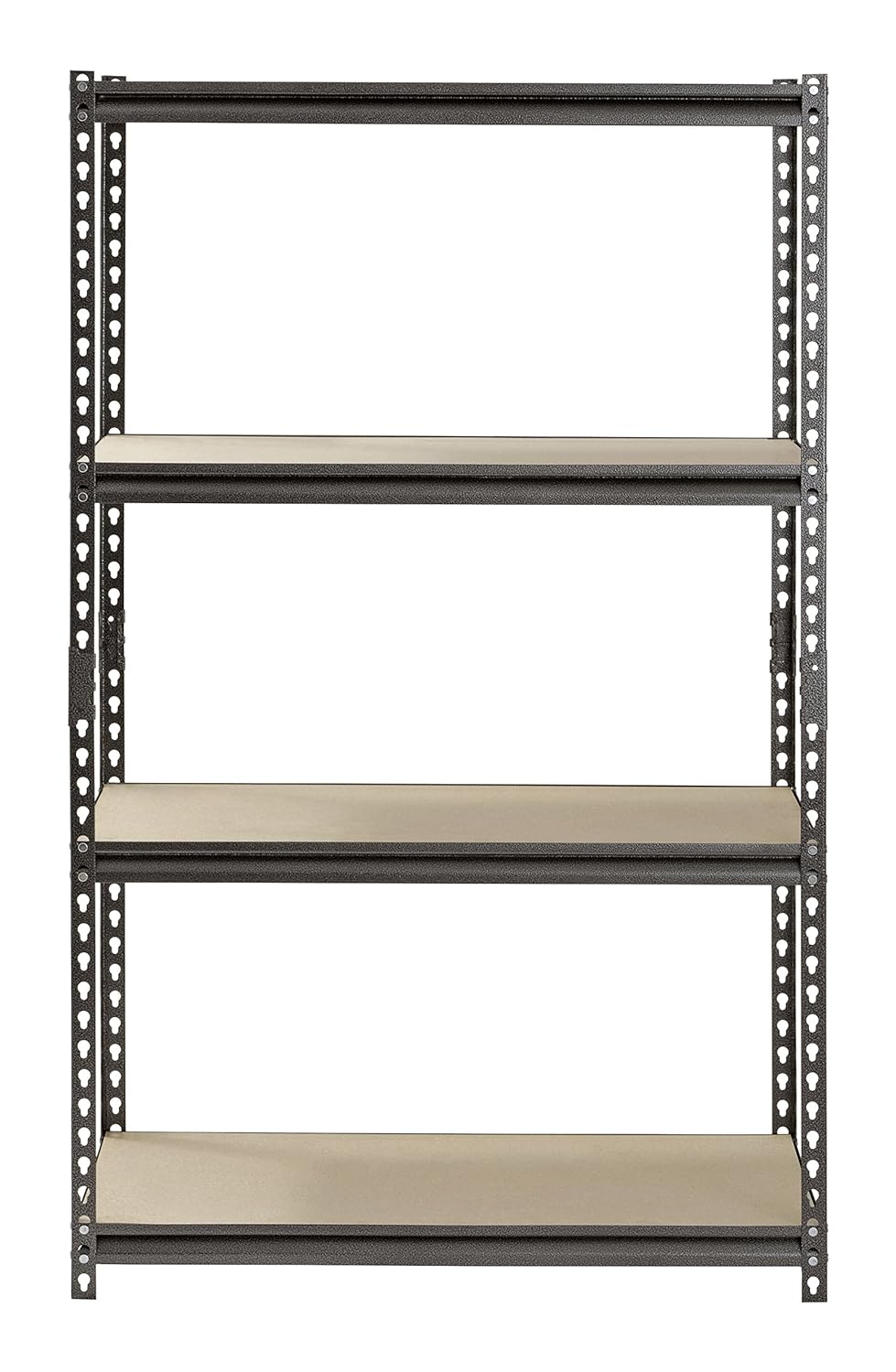 Muscle Rack UR361860PB4P-SV Silver Vein Steel Storage Rack, 4 Adjustable Shelves, 3200 lb. Capacity, 60" Height x 36" Width x 18" Depth