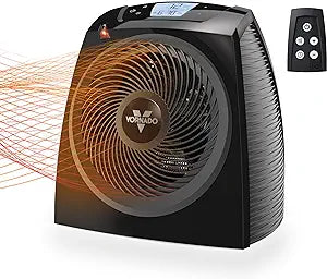 Vornado TAVH10 Space Heater with Remote for Home, 1500W/750W, Fan Only Option, Digital Display with Adjustable Thermostat, Advanced Safety Features, Timer, Auto Climate Control