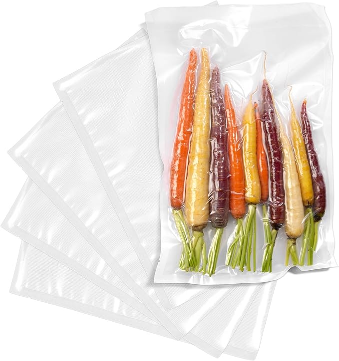 Spartan Industrial - 11" X 16" Food Sealer Bags, Vacuum Seal Meal Prep, Freeze Dried Food, Herbs, and More - BPA-Free, Pack of 500